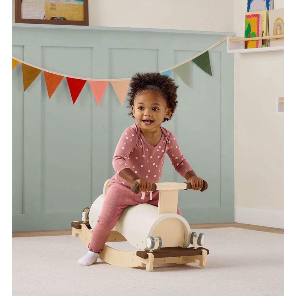 Member's Mark Wooden Rock & Roll Ride-On Development Montessori Balance Toy 18m+